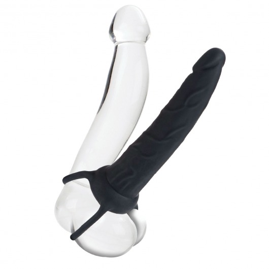 Насадка на пенис Silicone Love Rider Dual Penetrator для двойного проникновения - 14 см. - California Exotic Novelties - в Дзержинске купить с доставкой