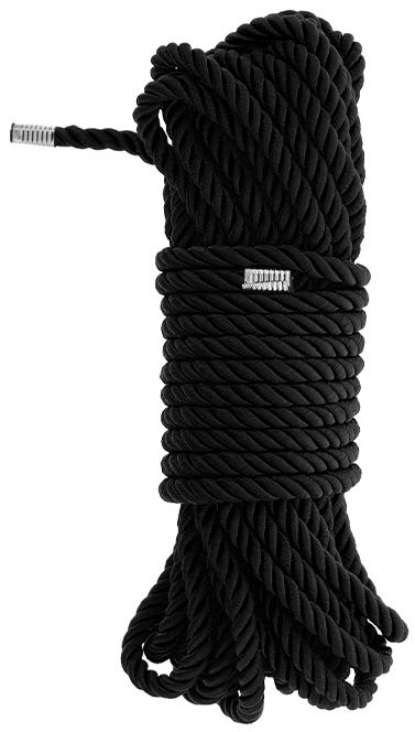 Черная веревка для бондажа BONDAGE ROPE - 10 м. - Dream Toys - купить с доставкой в Дзержинске