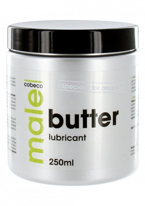 Анальный лубрикант MALE Cobeco Butter Lubricant - 250 мл. - Cobeco - купить с доставкой в Дзержинске