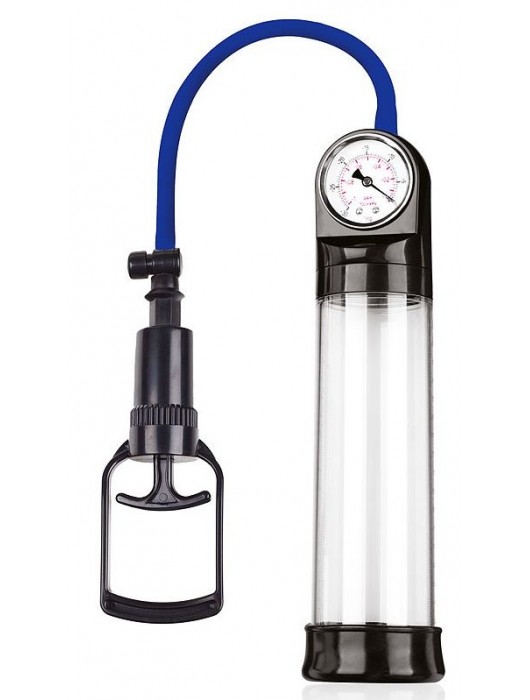 Прозрачная вакуумная помпа Sex Expert с манометром - Sex Expert - в Дзержинске купить с доставкой
