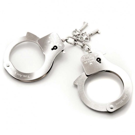 Металлические наручники Metal Handcuffs - Fifty Shades of Grey - купить с доставкой в Дзержинске