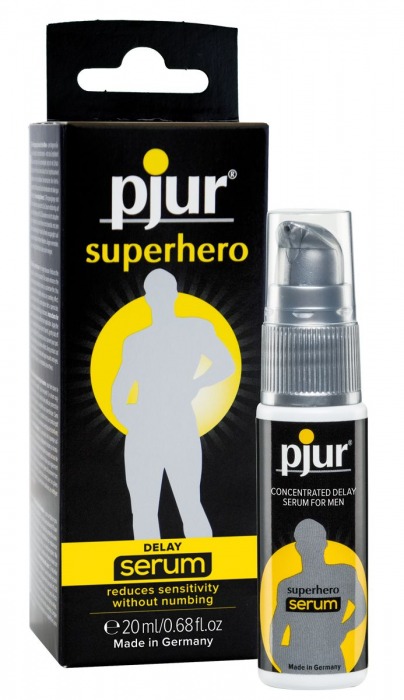 Сыворотка-пролонгатор pjur SUPERHERO Delay Serum - 20 мл. - Pjur - купить с доставкой в Дзержинске