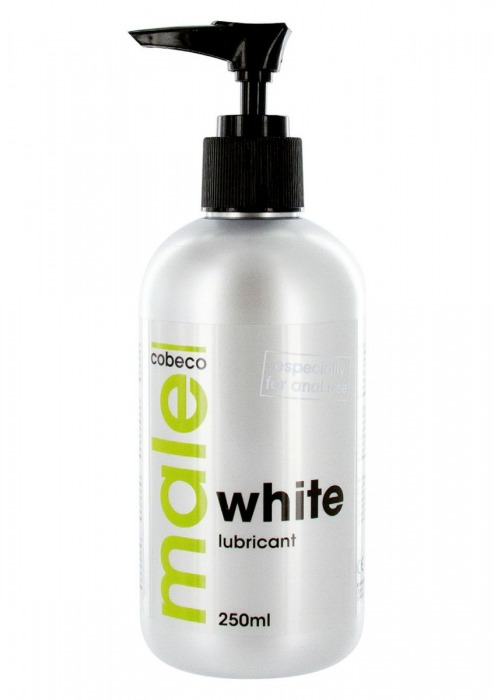 Анальная смазка на водной основе MALE Cobeco White Lubricant - 250 мл. - Cobeco - купить с доставкой в Дзержинске
