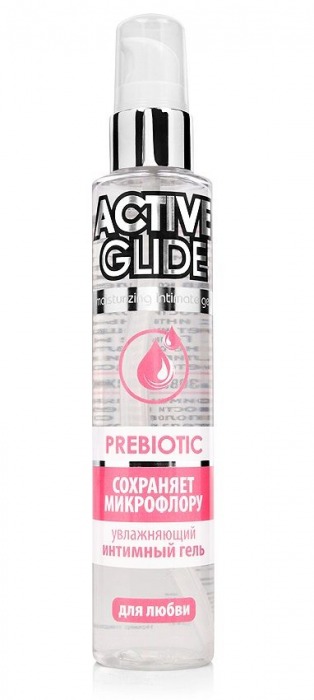 Увлажняющий интимный гель Active Glide Prebiotic - 100 гр. - Биоритм - купить с доставкой в Дзержинске