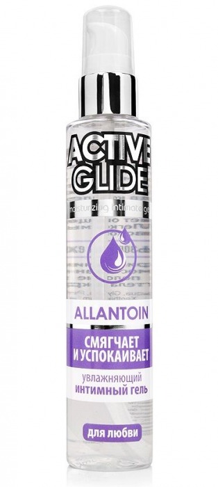 Увлажняющий интимный гель Active Glide Allantoin - 100 гр. - Биоритм - купить с доставкой в Дзержинске