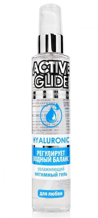 Увлажняющий интимный гель Active Glide Hyaluronic - 100 гр. - Биоритм - купить с доставкой в Дзержинске