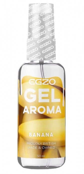 Интимный лубрикант EGZO AROMA с ароматом банана - 50 мл. - EGZO - купить с доставкой в Дзержинске