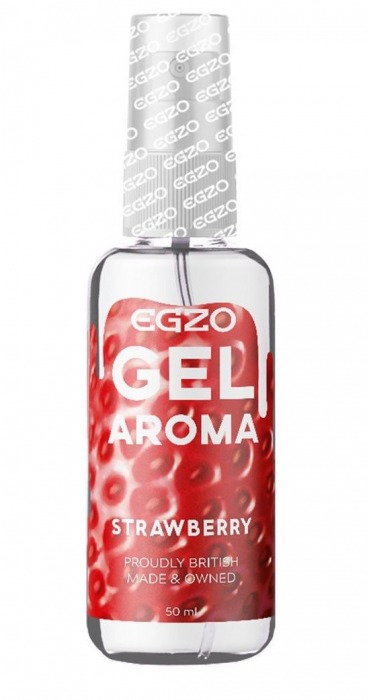 Интимный лубрикант EGZO AROMA с ароматом клубники - 50 мл. - EGZO - купить с доставкой в Дзержинске