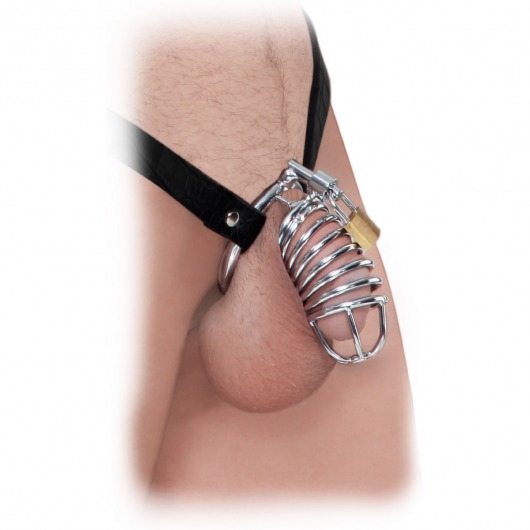 Кольцо верности Extreme Chastity Belt с фиксацией головки - Pipedream - купить с доставкой в Дзержинске