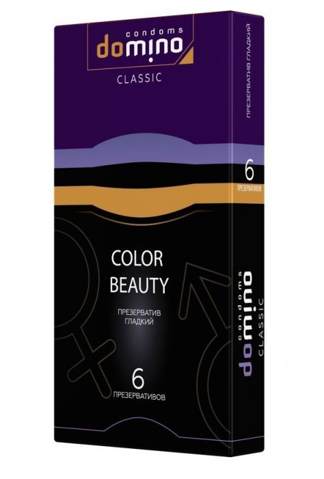 Разноцветные презервативы DOMINO Colour Beauty - 6 шт. - Domino - купить с доставкой в Дзержинске