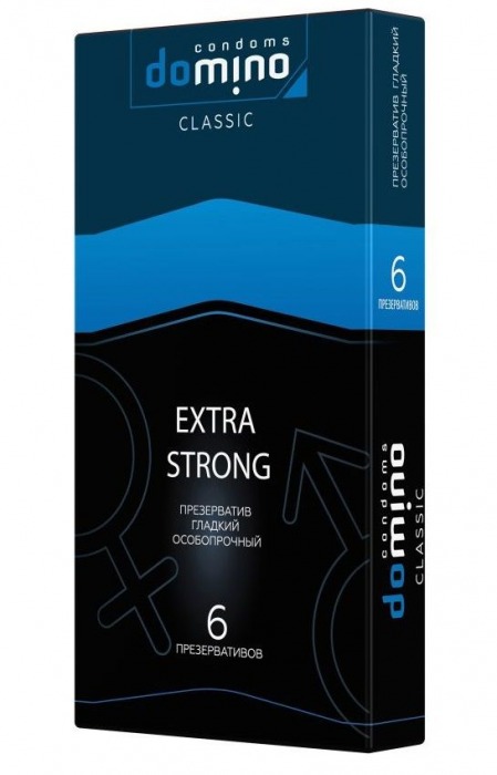 Суперпрочные презервативы DOMINO Extra Strong - 6 шт. - Domino - купить с доставкой в Дзержинске