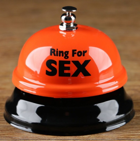 Настольный звонок RING FOR SEX - Сима-Ленд - купить с доставкой в Дзержинске