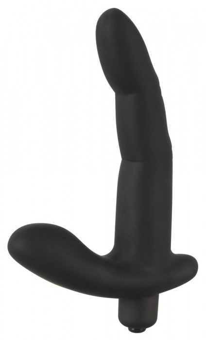 Черный вибромассажер простаты Naughty Finger Prostate Vibe - 13,8 см. - Orion - в Дзержинске купить с доставкой