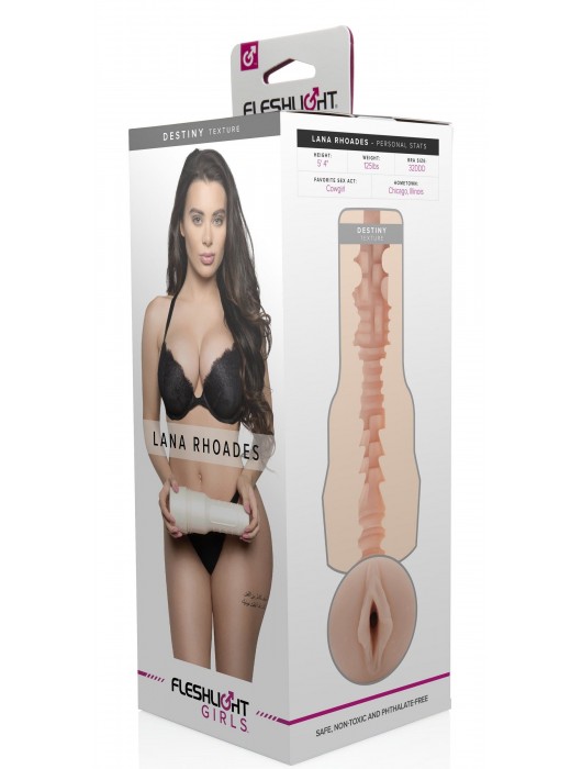 Мастурбатор-вагина Fleshlight Girls - Lana Rhoades Destiny - Fleshlight - в Дзержинске купить с доставкой