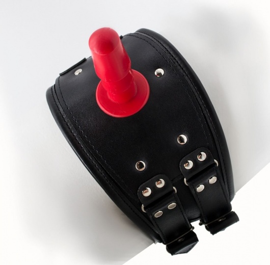 Черный пояс на бедро  Люкс  с телесной насадкой - LOVETOY (А-Полимер) - купить с доставкой в Дзержинске