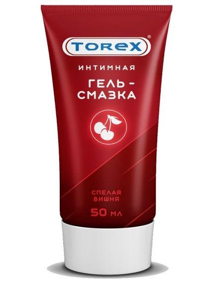 Смазка на водной основе TOREX  Спелая вишня  - 50 мл. - Torex - купить с доставкой в Дзержинске