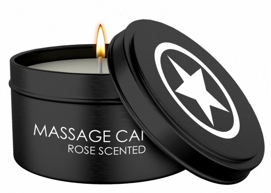 Массажная свеча с ароматом розы Massage Candle - Shots Media BV - купить с доставкой в Дзержинске