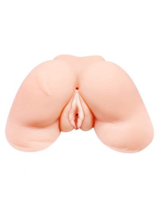 Телесная вибровагина Julie с 2 рабочими отверстиями - Baile - в Дзержинске купить с доставкой