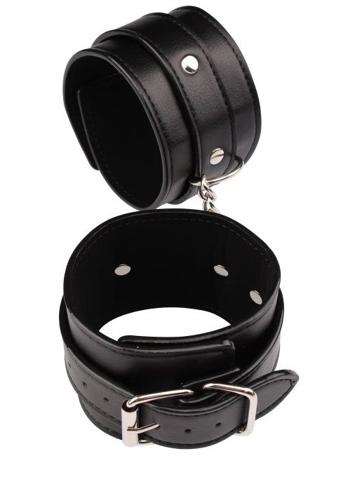 Черные оковы Classic Ankle Cuffs - Chisa - купить с доставкой в Дзержинске