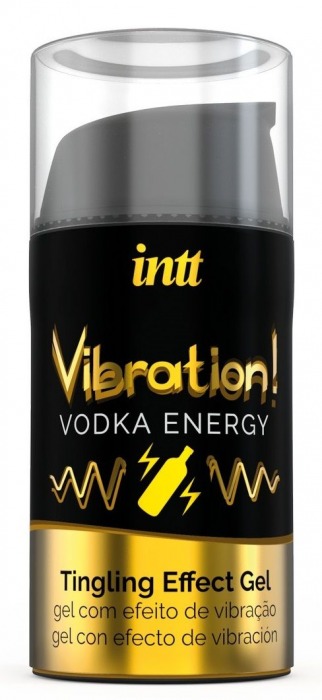 Жидкий интимный гель с эффектом вибрации Vibration! Vodka Energy - 15 мл. - INTT - купить с доставкой в Дзержинске