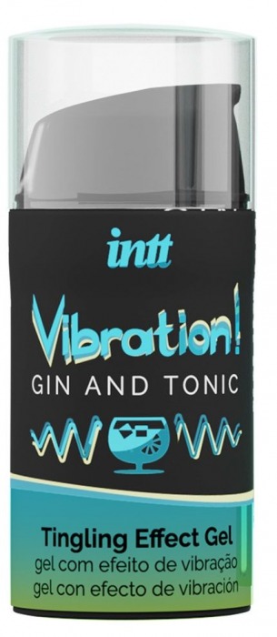 Жидкий интимный гель с эффектом вибрации Vibration! Gin   Tonic - 15 мл. - INTT - купить с доставкой в Дзержинске