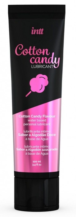 Интимный гель на водной основе Cotton Candy Lubricant - 100 мл. - INTT - купить с доставкой в Дзержинске