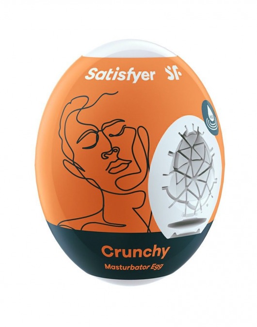 Мастурбатор-яйцо Satisfyer Crunchy Mini Masturbator - Satisfyer - в Дзержинске купить с доставкой