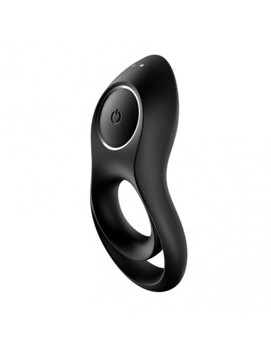 Черное эрекционное виброкольцо Legendary Duo - Satisfyer - в Дзержинске купить с доставкой