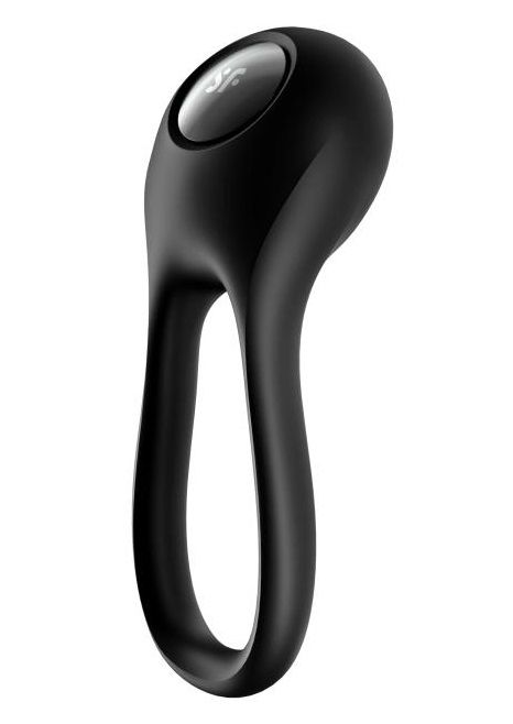 Черное эрекционное виброкольцо Majestic Duo - Satisfyer - в Дзержинске купить с доставкой