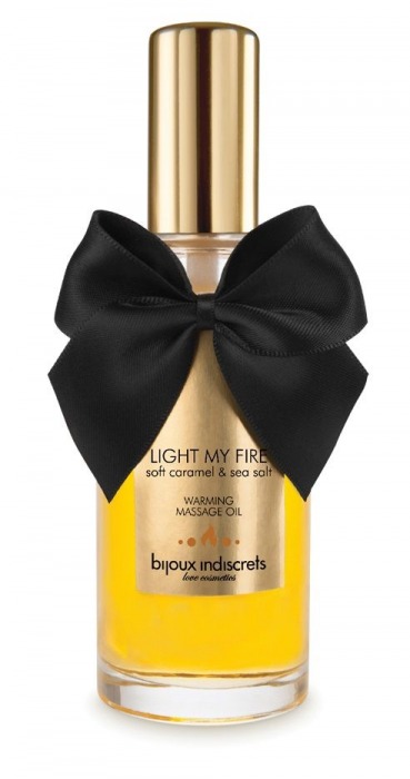 Массажное масло Light My Fire с ароматом карамели - 100 мл. - Bijoux Indiscrets - купить с доставкой в Дзержинске