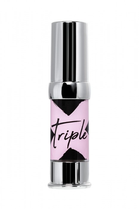 Возбуждающий гель с эффектом вибрации и охлаждения Triple X 3 in 1 Unisex Pleasure Enhancer Gel - 15 мл. - Secret Play - купить с доставкой в Дзержинске