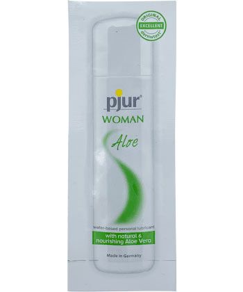 Лубрикант на водной основе pjur WOMAN Aloe - 2 мл. - Pjur - купить с доставкой в Дзержинске