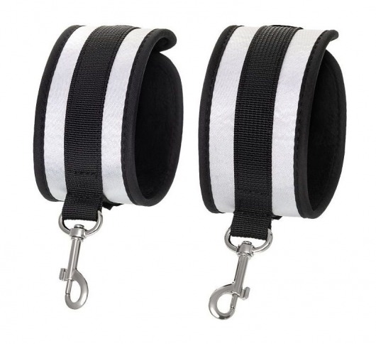 Серебристо-черные оковы Anonymo - ToyFa - купить с доставкой в Дзержинске