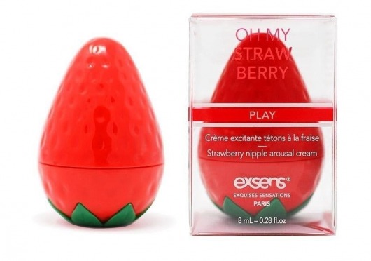 Крем для стимуляции сосков Oh My Strawberry - 8 мл. - Exsens - купить с доставкой в Дзержинске