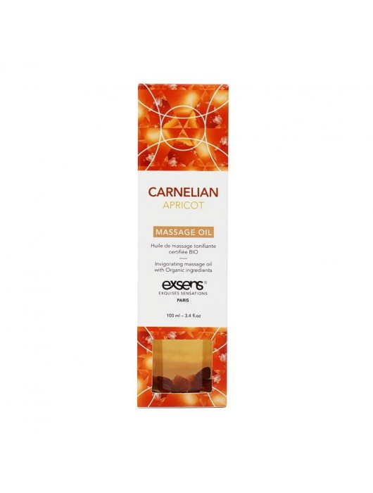 Органическое массажное масло CARNELIAN APRICOT - 100 мл. - Exsens - купить с доставкой в Дзержинске