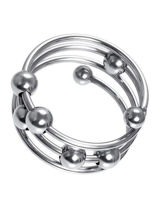 Большое металлическое кольцо под головку пениса - ToyFa - купить с доставкой в Дзержинске