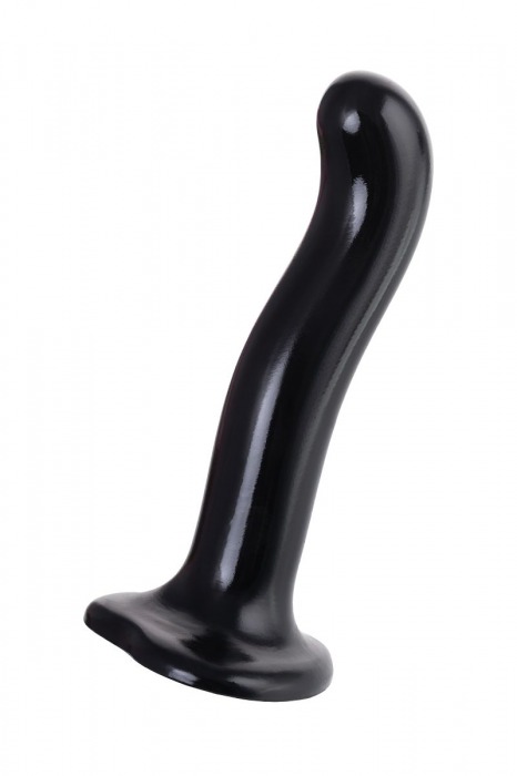 Черный стимулятор для пар P G-Spot Dildo Size M - 18 см. - Strap-on-me - в Дзержинске купить с доставкой