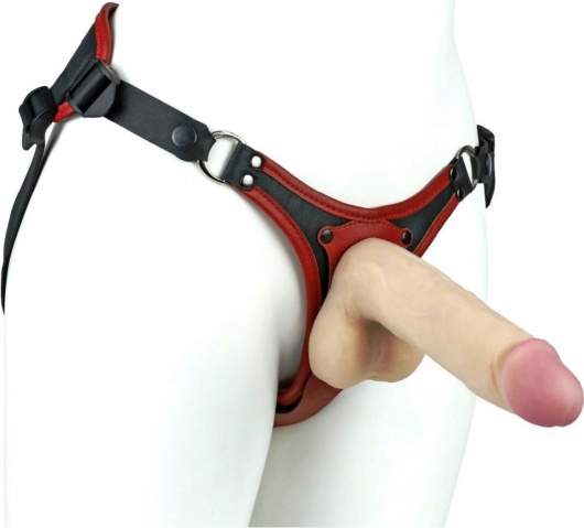 Женский пояс WOMEN Style с 3 насадками - LOVETOY (А-Полимер) - купить с доставкой в Дзержинске