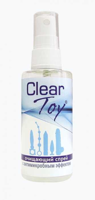 Очищающий спрей Clear Toy с антимикробным эффектом - 100 мл. - Биоритм - купить с доставкой в Дзержинске