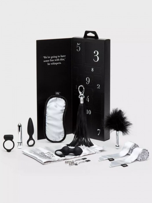 Эротический набор Pleasure Overload 10 Days of Play Gift Set - Fifty Shades of Grey - купить с доставкой в Дзержинске