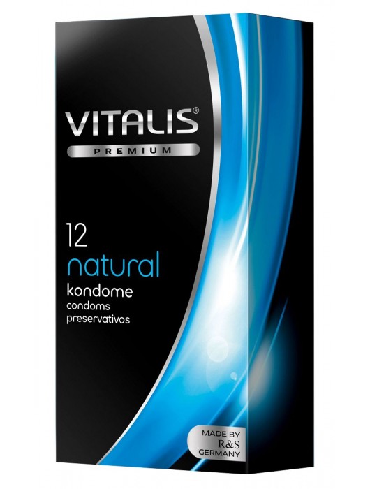 Классические презервативы VITALIS PREMIUM natural - 12 шт. - Vitalis - купить с доставкой в Дзержинске