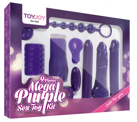 Эротический набор Toy Joy Mega Purple - Toy Joy - купить с доставкой в Дзержинске