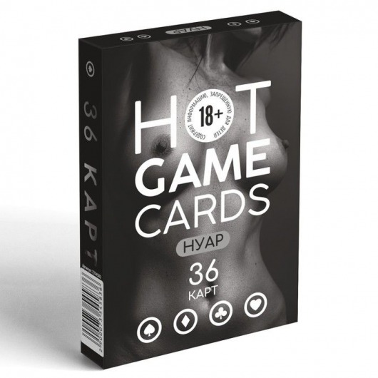 Игральные карты HOT GAME CARDS НУАР - 36 шт. - Сима-Ленд - купить с доставкой в Дзержинске