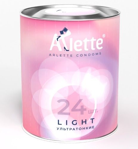 Ультратонкие презервативы Arlette Light - 24 шт. - Arlette - купить с доставкой в Дзержинске