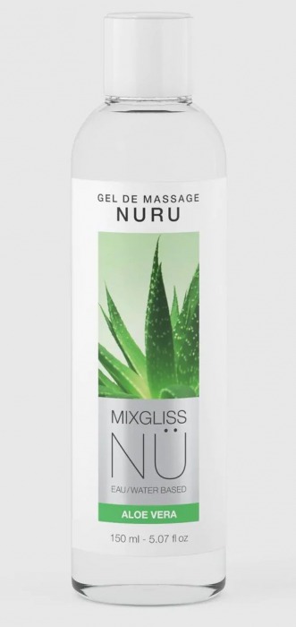 Массажный гель на водной основе Mixgliss NU Aloe Vera - 150 мл. - Mixgliss - купить с доставкой в Дзержинске