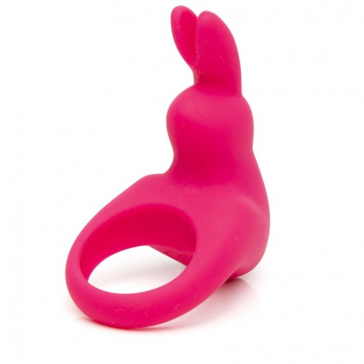 Розовое эрекционное виброкольцо Happy Rabbit Rechargeable Rabbit Cock Ring - Happy Rabbit - в Дзержинске купить с доставкой