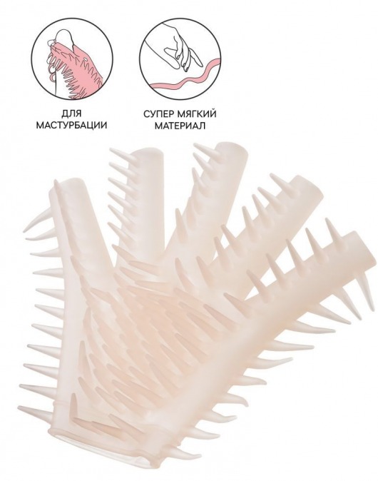 Телесная перчатка-мастубратор для чувственного массажа - Штучки-дрючки - в Дзержинске купить с доставкой