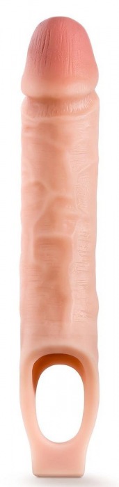 Телесная насадка на пенис 10 Inch Cock Sheath Extender - 25 см. - Blush Novelties - в Дзержинске купить с доставкой