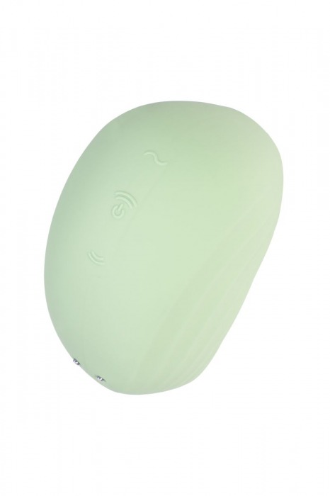 Салатовый вакуум-волновой стимулятор клитора Satisfyer Pearl Diver - Satisfyer