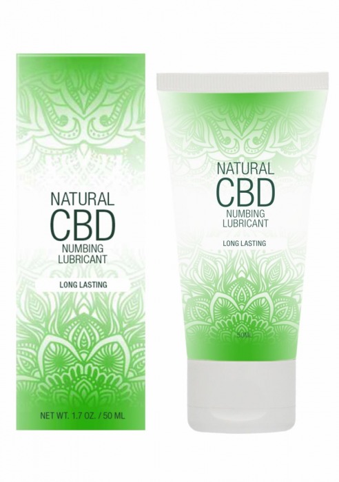 Лубрикант с пролонгирующим эффектом Natural CBD Numbing Lubricant - 50 мл. - Shots Media BV - купить с доставкой в Дзержинске